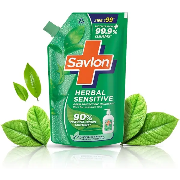 Savlon Herbal Sensitive Refill Germ Protection Liquid Handwash